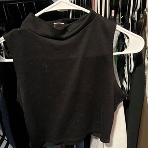 Black Sleeveless Women's Top